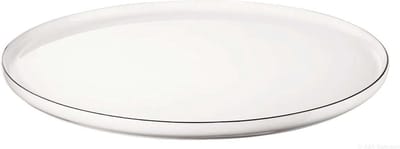 ASA Selection | Diner Bord | Oco Ligne Noire | Rond | Porselein | Wit | 27CM