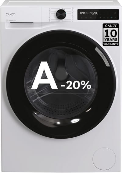 Candy BR 413BL8-S - Wasmachine - 13kg - A-20% - Extra Stil (72dB) - Soft Drum - 16 programma’s - Getest om 20 jaar mee te gaan - 10 jaar garantie op onderdelen