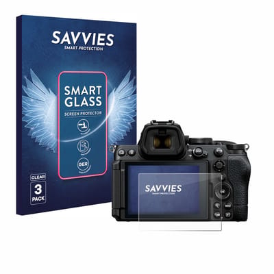 3 Stuks Savvies Screenprotector - geschikt voor Nikon Z5 II - beschermfolie glas transparant