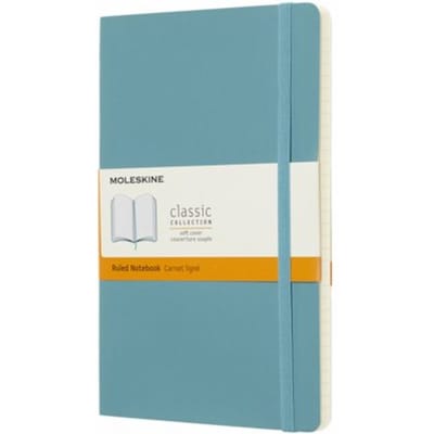 Moleskine Classic Notitieboek - Large - Zachte Kaft - Gelinieerd - Rif Blauw