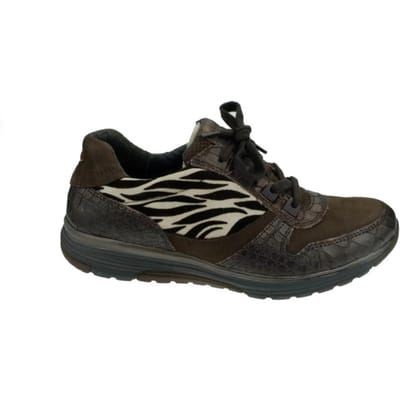 Gabor rollingsoft sensitive 36.978.75 - dames rollende wandelsneaker - Bronze - maat 37.5 (EU) 4.5 (UK)