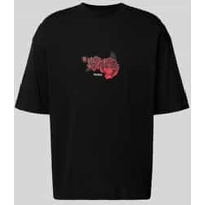 Oversized T-shirt van puur katoen model 'DOMANS'