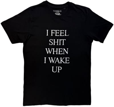Yungblud - I Feel Like Shit Heren Tshirt - S - Zwart