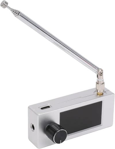 Draagbare Radio - Ontvanger - Breedband Luisteren - SI4732 Chip - 19 Inch Scherm - Zilver