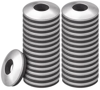 EPDM Afdichtringen met Neopreen Coating - Roestvrij Staal, M4,2 x 12 mm, 50 Stuks