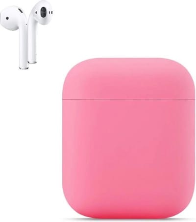 Apple AirPods Siliconen Hoesje | Roze | Bescherm Hoesje | Case geschikt voor Apple AirPods 1 en 2