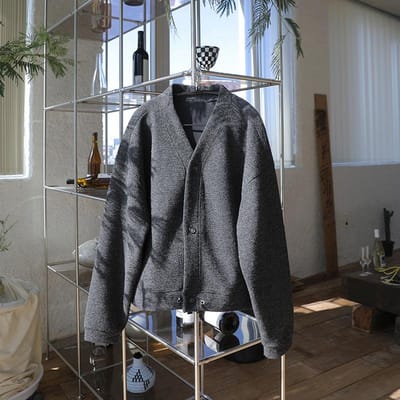 Vest Jas Heren Herfst en Winter Koreaanse Stijl Los Trendy Design Niche Casual V-hals Jas Top 2XL