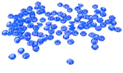 HOBI - Koninklijke blauwe parels met regendruppel effect 50 g voor tafeldecoratie