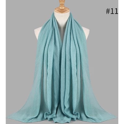 Dames Eenvoudige Katoenen Sjaal Hoofd Hijab Wikkel Effen Volledige Bedekking Sjaals Foulard Femme Hoofdband Kreukel Moslim Hijabs Winkel gray