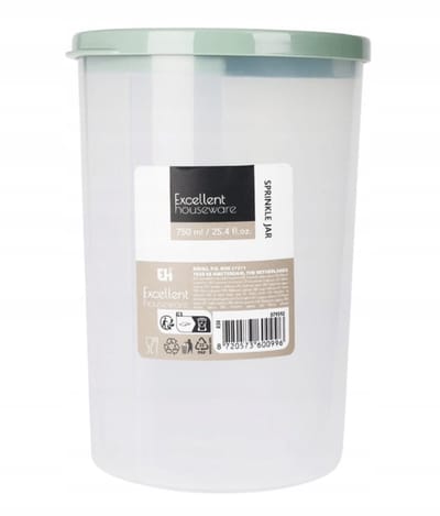 Excellent Houseware - Voedselcontainer - 750 ml - Duurzaam - Makkelijk te Reinigen