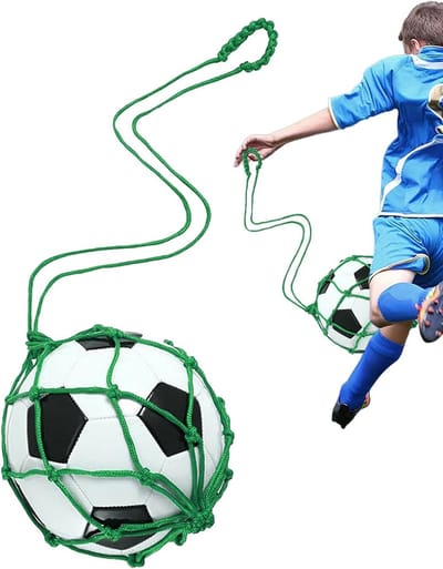 Voetbalnet - Sporttas Bal - Sportuitrusting Vervoeren - Duurzaam Nylon Materiaal - Niet Gespecificeerd - Groen