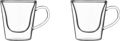Luigi Bormioli Thermic Koffie- en Theeglas - 29,5cl - Dubbelwandig - 2 stuks