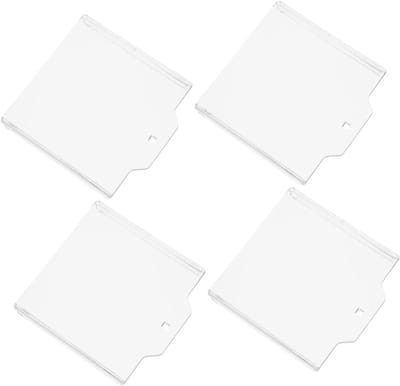 Noodknopbeschermer - Schakelaardeksel - Brandveiligheid - Transparant ontwerp - 9.60X9.20X1.50CM - Transparant