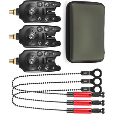 Visbeetmelders en Ketting Alert Swingers Set LED Indicator Alert Vis Swingers met Rits