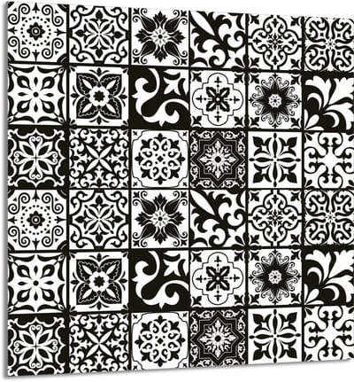 TMK ArtDeko Mozaïek - Glas Keukenpaneel - 60x65 cm - Veelkleurig