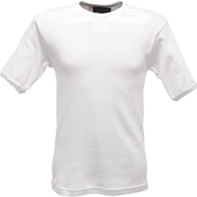 Regatta Heren Thermisch Ondergoed Korte Mouw Vest / T-Shirt (Wit)