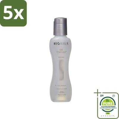 5 x Biosilk - Haarserum - Silk Therapy - Original - 67ml - Grootverpakking - Haarserum - Zijde - Haarbescherming - Haarherstel - Natuurlijke Zijde