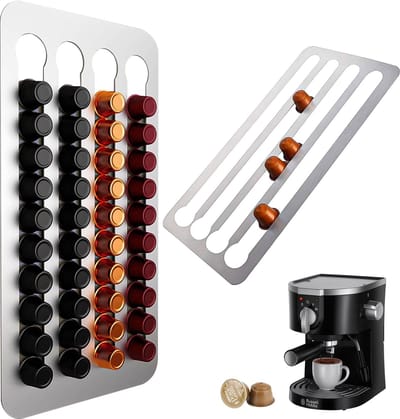 Koffie Capsulehouder - Koffiecapsule Opbergrek Capsule Opslag Houder Capsuledispenser Padhouder Capsulestandaard, Coffee Pod Holder Capsule Rack Keuken Kantoor