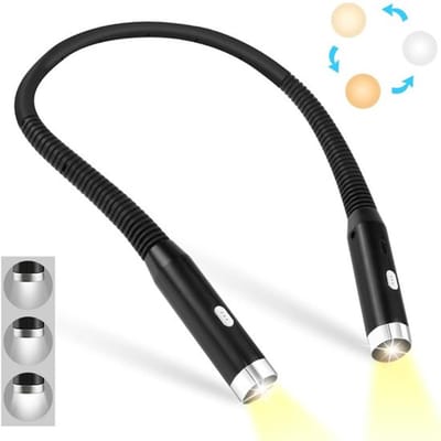 Dailygoody - Oplaadbare Leeslamp - Neklamp - Handsfree Oogbescherming