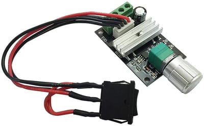 PWM Motor Snelheidsregelaar voor DC 6-28V 3A, Verstelbare Snelheid en Omkeerbare Schakelaar, Ideaal voor Motorbesturing en Hobbyprojecten
