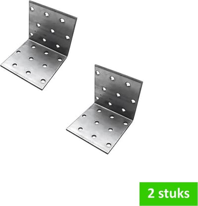 TQ4U verbindingshoek | 60 x 60 x 60 mm | 2.5 mm dik | verzinkt | 2 STUKS