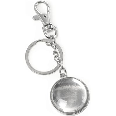 Cabochon-sleutelhanger met Karabiner sieraden sieraden "Ronde"