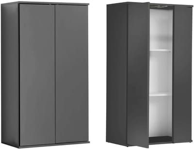 mokebo Opbergkasten Bureaukast 'Der Schlanke' (60 x 110 cm) multifunctionele Archiefkast in wit hout