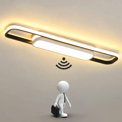Moderne LED Plafondlamp met Bewegingssensor en Daglichtsensor voor Binnen