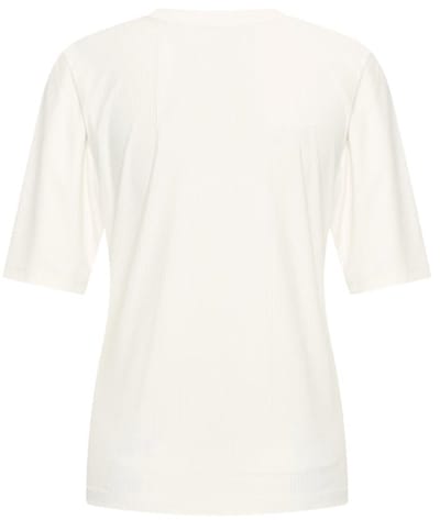 MI PIACE - Travel Shirt V-Neck Ribbed MP202644 Off White - Maat : XXL