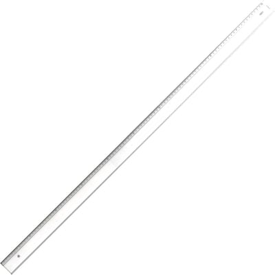 Transparante Gegradueerde Liniaal 100 cm - Afgeschuind, Vlekbestendig en Anti-reflectie - Ideaal voor Meten, Tekenen en Snijden