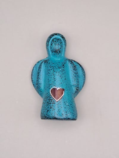 Geluksengel - Beschermengel - Troost Engel - Rouw Engel - Afscheid geschenk - Sterkte - Verdriet - Engel kadootje - Speksteen Engeltje - een Engeltje voor jou - ik denk aan jou Engel - Liefdesengel