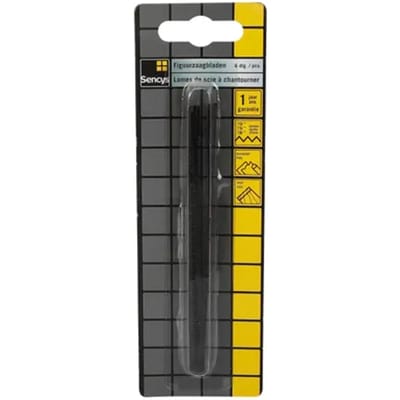 Sencys Figuurzaagblad Hout - 132mm - 10-18tpi - Staal - 6 Stuks