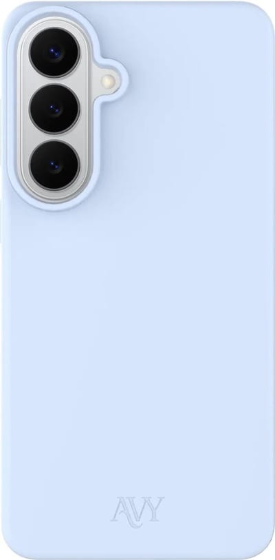 AVY Hoesje geschikt voor Samsung Galaxy S26 Plus | Compatibel met MagSafe | Back Cover | Liquid Silicone | Comfortabel in de Hand | Blauw