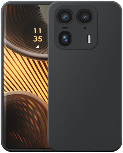 Geschikt voor Motorola Edge 50 Ultra Telefoonhoesje Flexibel Siliconen TPU hoesje - Flexible Back Cover Case Siliconen TPU - Zwart - Smartphonica geschikt voor Motorola Edge 50 Ultra