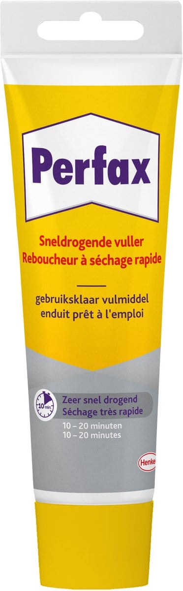 Perfax Instant Muurvuller 300gr Muurvuller | Muur & Plafond vuller wit | Overschilderbare Muurvuller | Instant Muur Reparatiemiddelen.