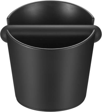 Knock Box voor Koffiedik, Schokabsorberende Container voor Koffiegruis, Barista Accessoires met Verwijderbare Metalen Bak, Ideaal voor Thuisgebruik en Koffiezetapparaten