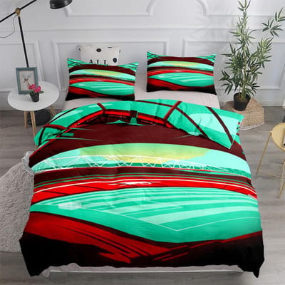 Geweldige Stadion Dekbedovertrek Set Eenpersoons Twin Tweepersoons Queen King Cal King Maat Beddengoed Set AU Single(140x210cm)