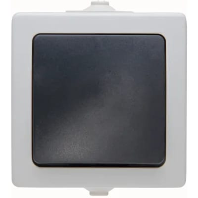 Sencys Wisselschakelaar Denver - Ip44 - Grijs - Opbouw