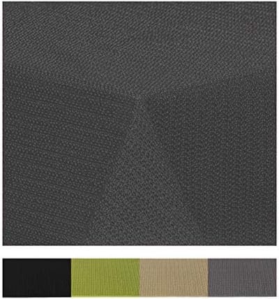 PromoHome Tuin Tafelzeil 140x110 cm - Weerbestendig Antislip Tafelkleed - Grijs