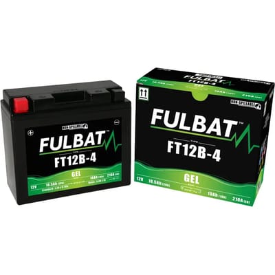 Fulbat YT12B-4 Scooter Accu 12V 10Ah – Gel SLA Accu | Onderhoudsvrij & Gebruiksklaar