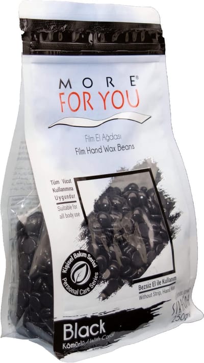 Ontharingswax Bonen - Hete Wax - Gezichtsbeharing Verwijderen - Zachte Huid - 250gr - Zwart