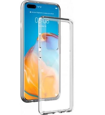 Bigben Connected, Hoesje geschikt voor Huawei P40 Pro - Flexibel TPU, Transparant
