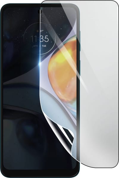 3mk, Geschikt voor Motorola Moto G22, Schokbestendige Hydrogel Screenprotector, Transparant