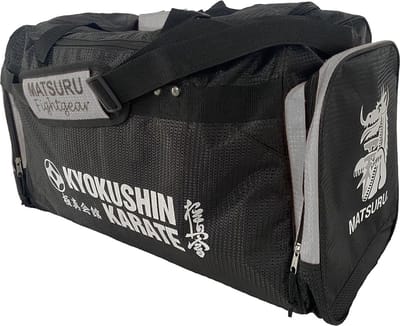 Matsuru Hong Ming Kyokushin Sporttas Zwart - Zilver - Klein