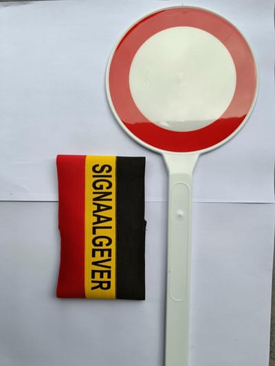 Set Seingeversband + C3 verkeersbordje (seingeversbord)
