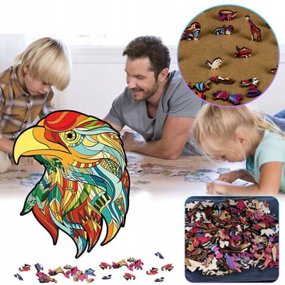 XXL Houten Puzzel voor Volwassenen - Adelaar, 165 Stukjes
