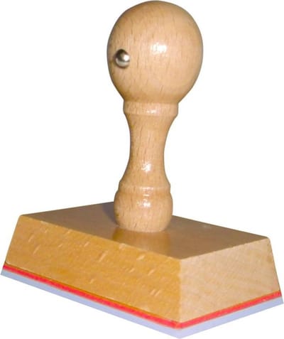 Handstempel 55x45 Mm - Stempels - Stempels volwassenen - Snelle Levering