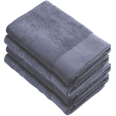 Walra Soft Cotton Handdoek 70 x 140 cm 550 gram Indigo - 4 stuks