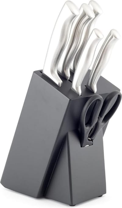 ApexArte® Messenset met Blok - Messensets met Messenblok - Koksmes - Keukenmessen Set - Super Scherp