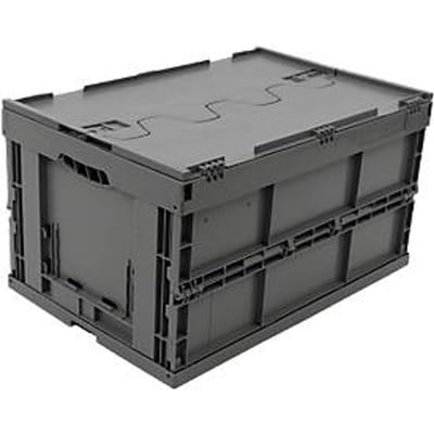 Vouwbox Euronorm 6432 NG DL, grijs